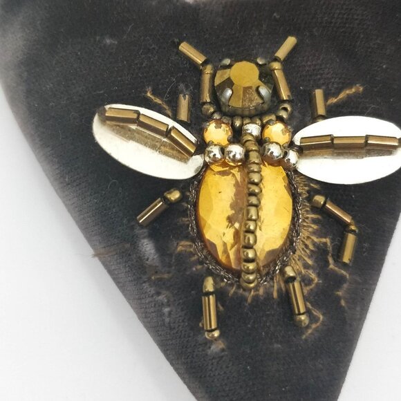 Aquazzura Christy Fauna Bee Embellished Flats 36.5 - Picture 3 of 10